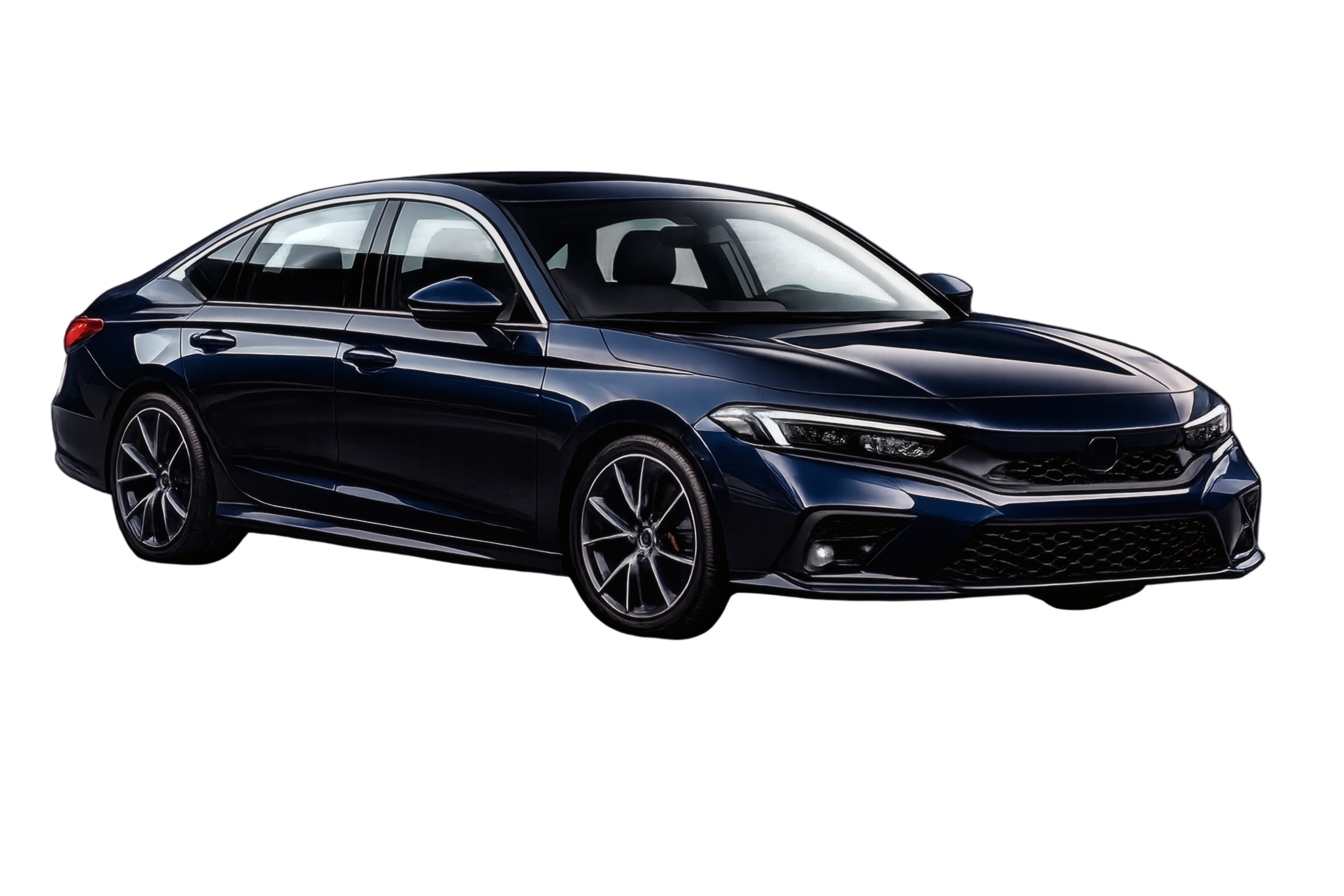 Automóvil premium con transmisión automática de alto rendimiento